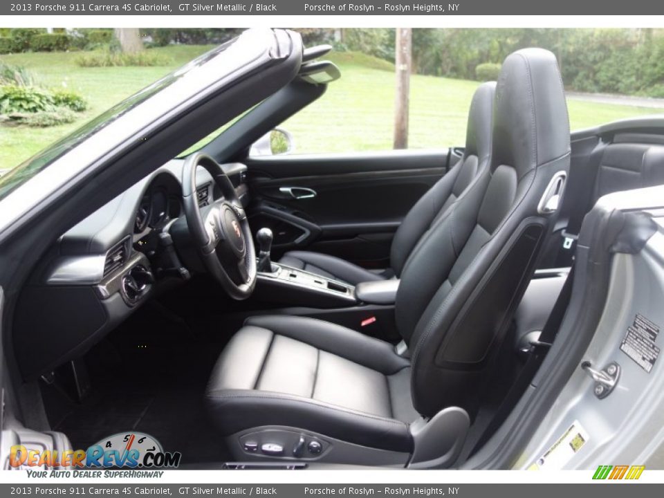 Front Seat of 2013 Porsche 911 Carrera 4S Cabriolet Photo #11