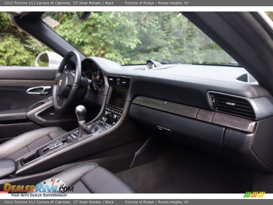 2013 Porsche 911 Carrera 4S Cabriolet GT Silver Metallic / Black Photo #14