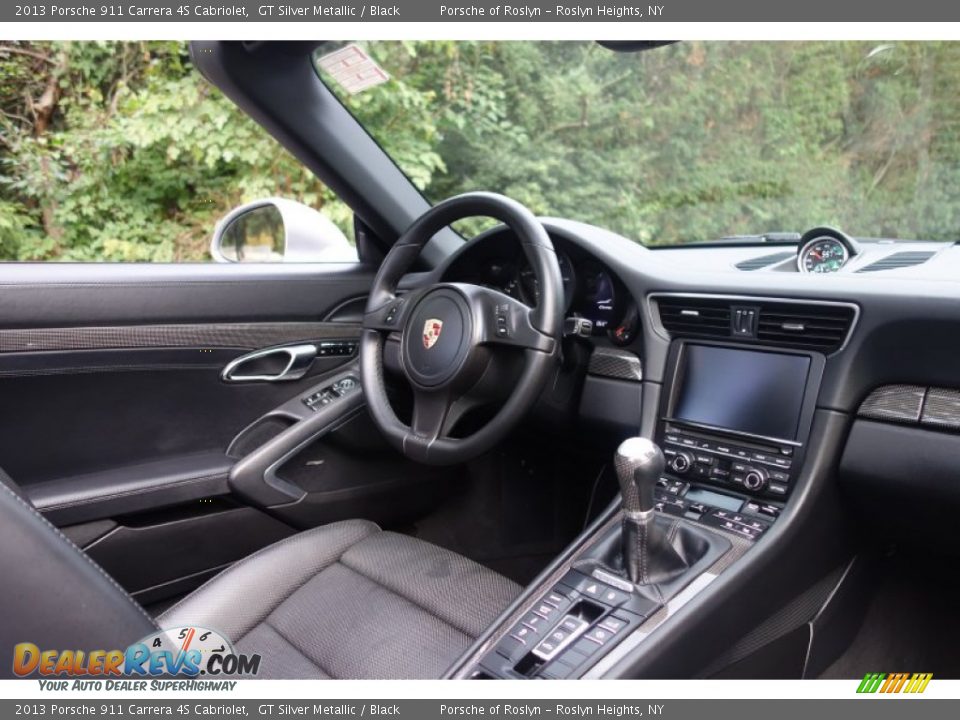 2013 Porsche 911 Carrera 4S Cabriolet GT Silver Metallic / Black Photo #15