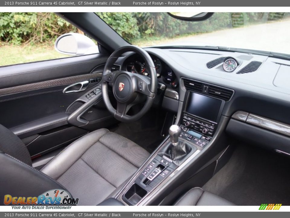 2013 Porsche 911 Carrera 4S Cabriolet GT Silver Metallic / Black Photo #16