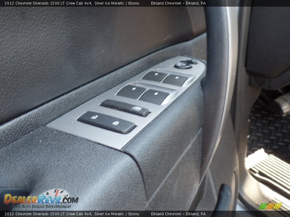 2012 Chevrolet Silverado 1500 LT Crew Cab 4x4 Silver Ice Metallic / Ebony Photo #12