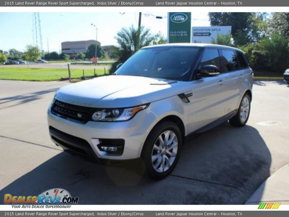 2015 Land Rover Range Rover Sport Supercharged Indus Silver / Ebony/Cirrus Photo #6