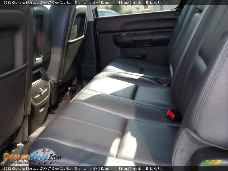 2012 Chevrolet Silverado 1500 LT Crew Cab 4x4 Silver Ice Metallic / Ebony Photo #27