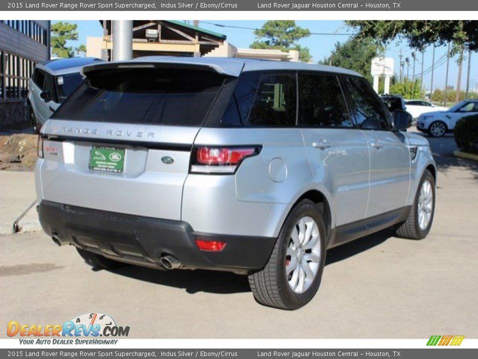 2015 Land Rover Range Rover Sport Supercharged Indus Silver / Ebony/Cirrus Photo #10