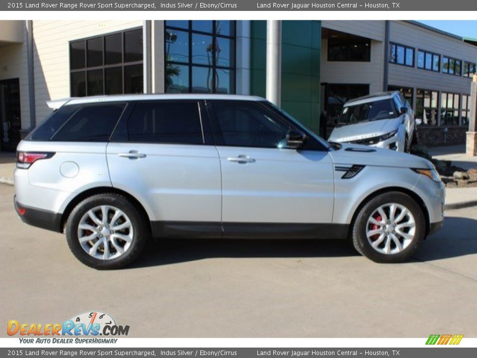 2015 Land Rover Range Rover Sport Supercharged Indus Silver / Ebony/Cirrus Photo #11