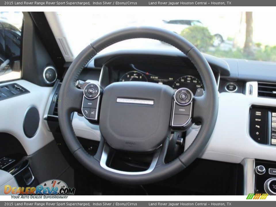 2015 Land Rover Range Rover Sport Supercharged Indus Silver / Ebony/Cirrus Photo #16