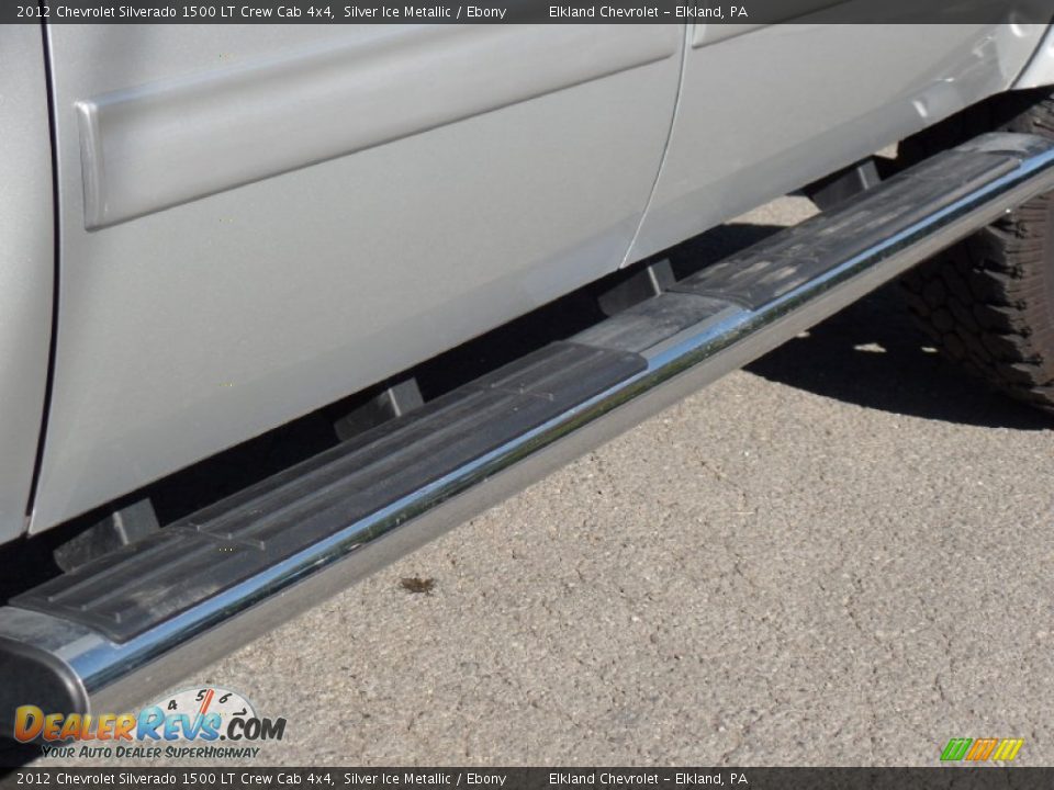 2012 Chevrolet Silverado 1500 LT Crew Cab 4x4 Silver Ice Metallic / Ebony Photo #36