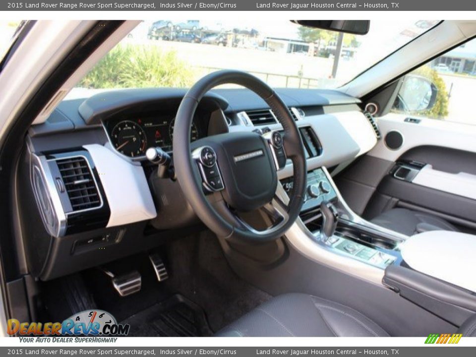 2015 Land Rover Range Rover Sport Supercharged Indus Silver / Ebony/Cirrus Photo #17