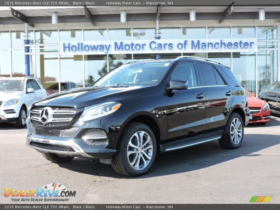2016 Mercedes-Benz GLE 350 4Matic Black / Black Photo #1