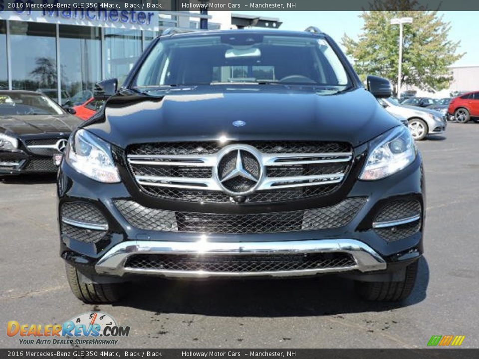 2016 Mercedes-Benz GLE 350 4Matic Black / Black Photo #2