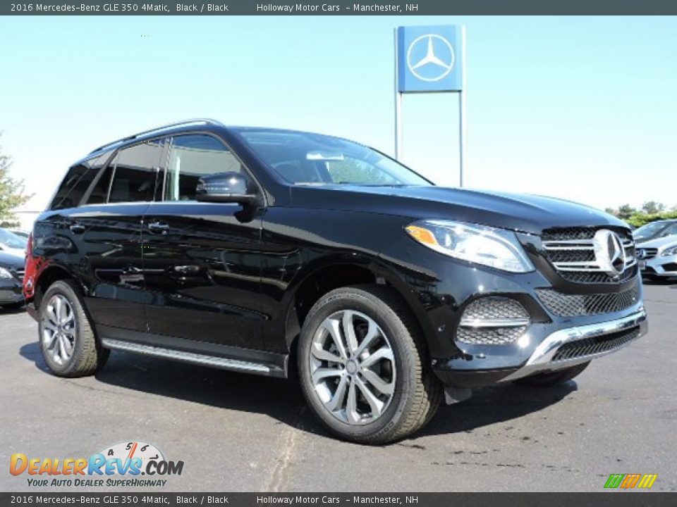 2016 Mercedes-Benz GLE 350 4Matic Black / Black Photo #3