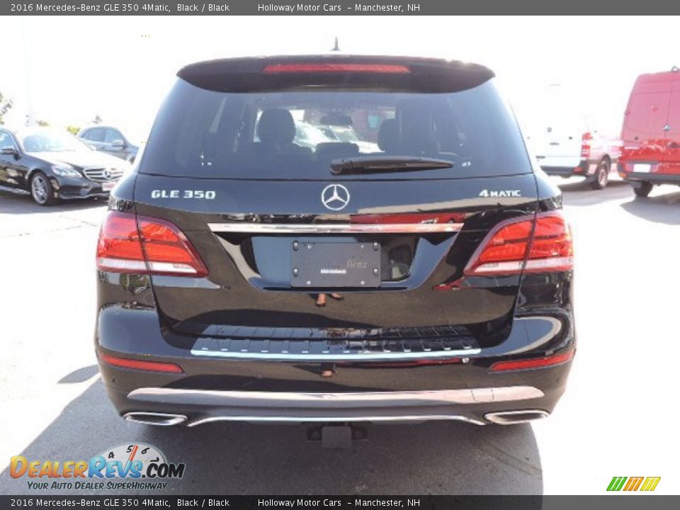 2016 Mercedes-Benz GLE 350 4Matic Black / Black Photo #4