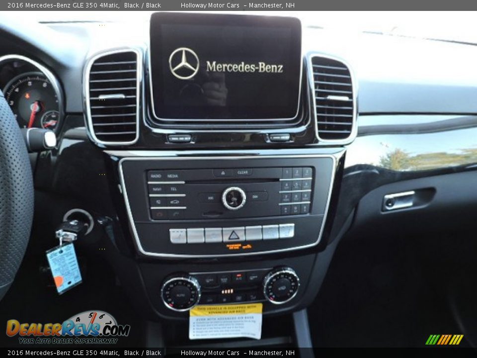 2016 Mercedes-Benz GLE 350 4Matic Black / Black Photo #6