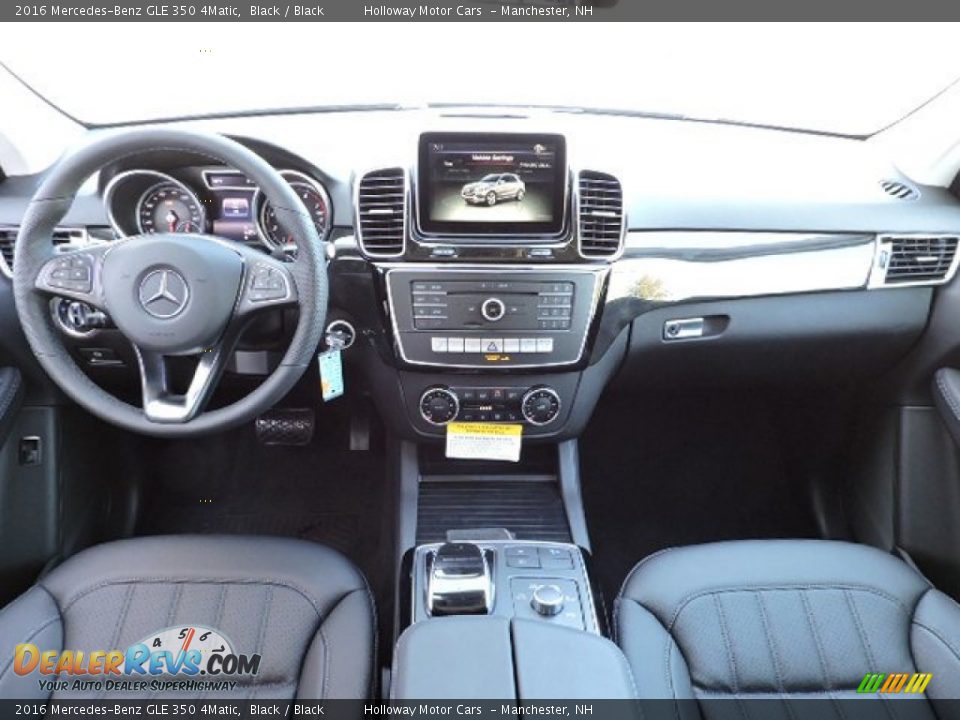 2016 Mercedes-Benz GLE 350 4Matic Black / Black Photo #7