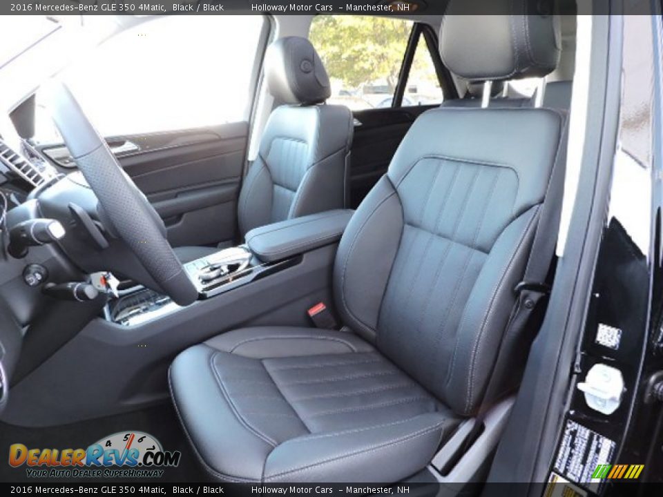 2016 Mercedes-Benz GLE 350 4Matic Black / Black Photo #8