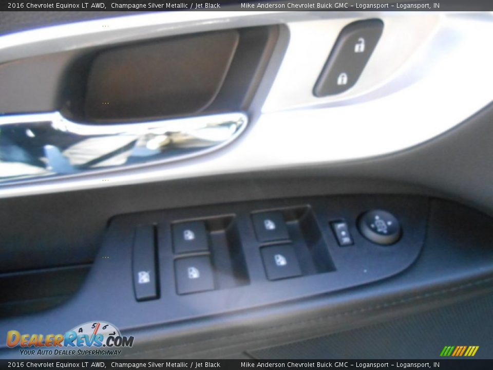 2016 Chevrolet Equinox LT AWD Champagne Silver Metallic / Jet Black Photo #10