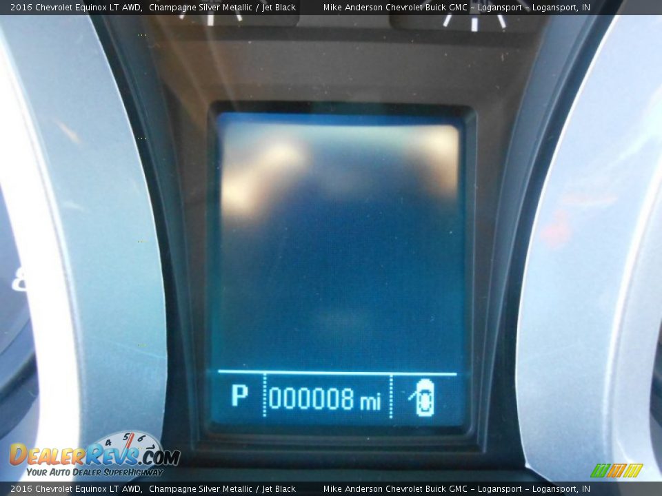 2016 Chevrolet Equinox LT AWD Champagne Silver Metallic / Jet Black Photo #15