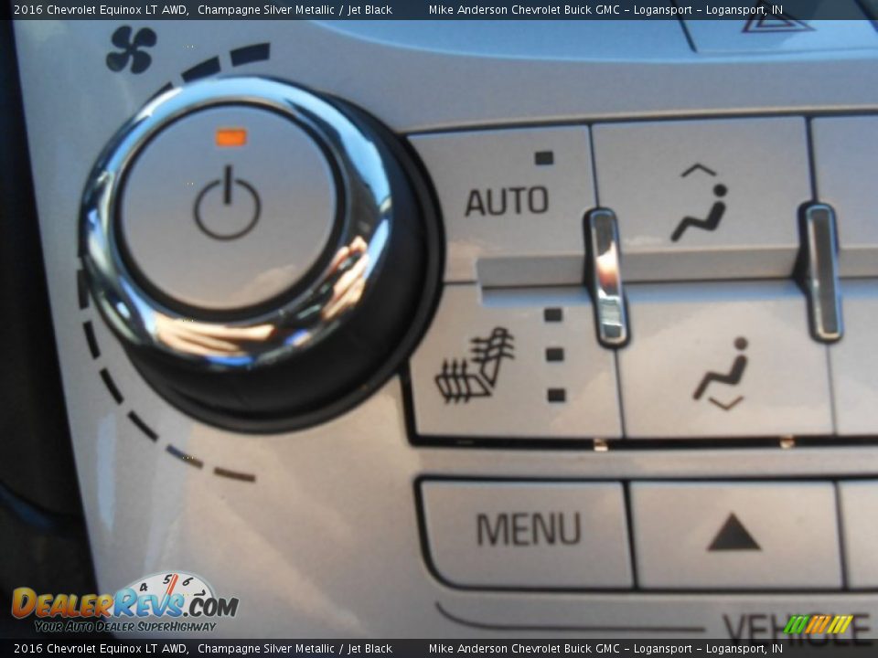 2016 Chevrolet Equinox LT AWD Champagne Silver Metallic / Jet Black Photo #17