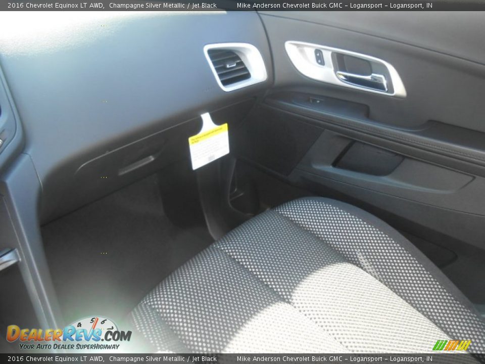 2016 Chevrolet Equinox LT AWD Champagne Silver Metallic / Jet Black Photo #19