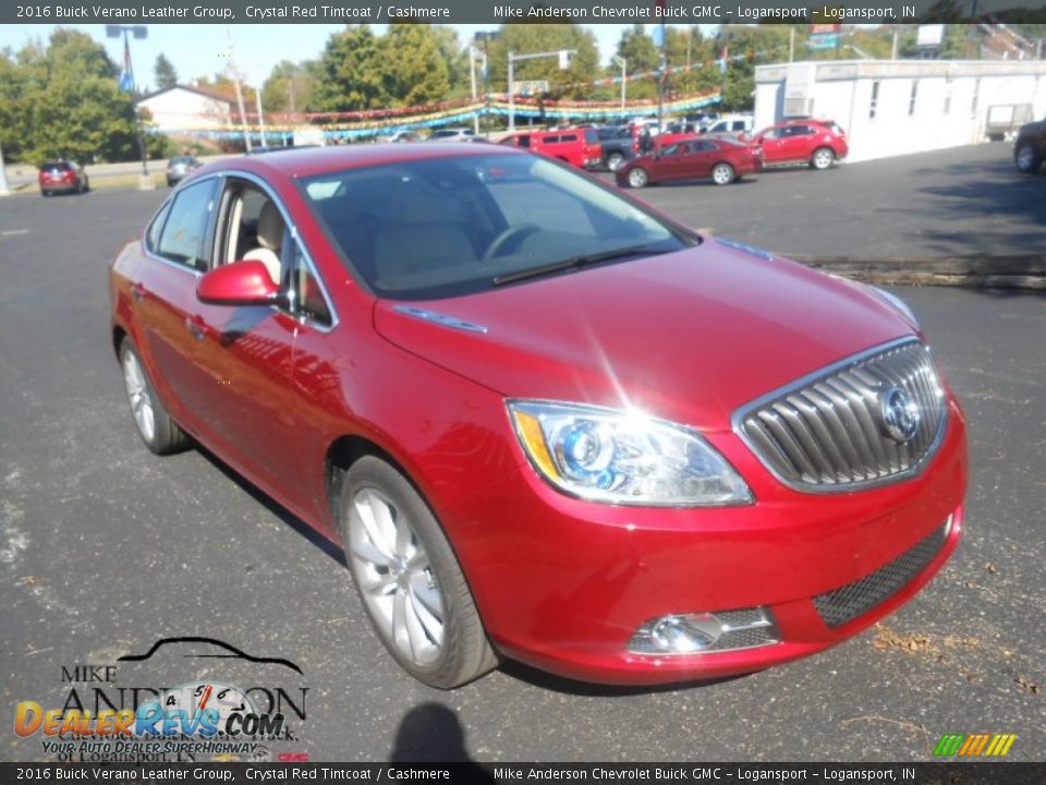 2016 Buick Verano Leather Group Crystal Red Tintcoat / Cashmere Photo #1