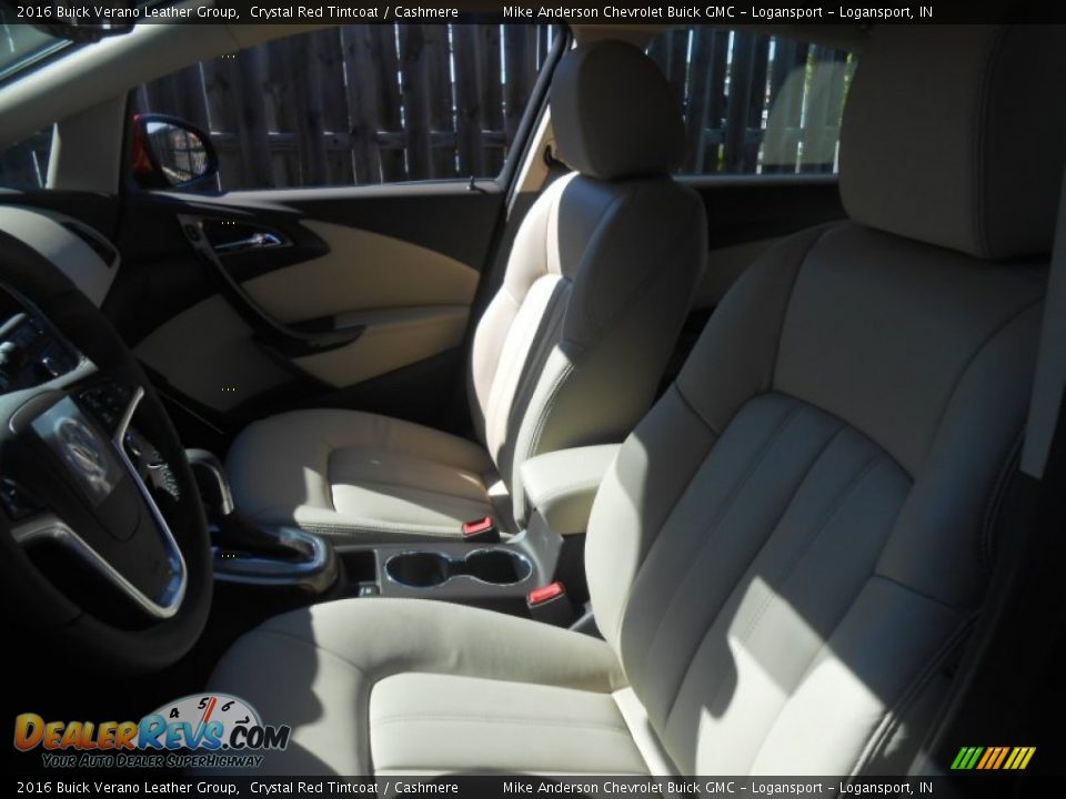 2016 Buick Verano Leather Group Crystal Red Tintcoat / Cashmere Photo #9