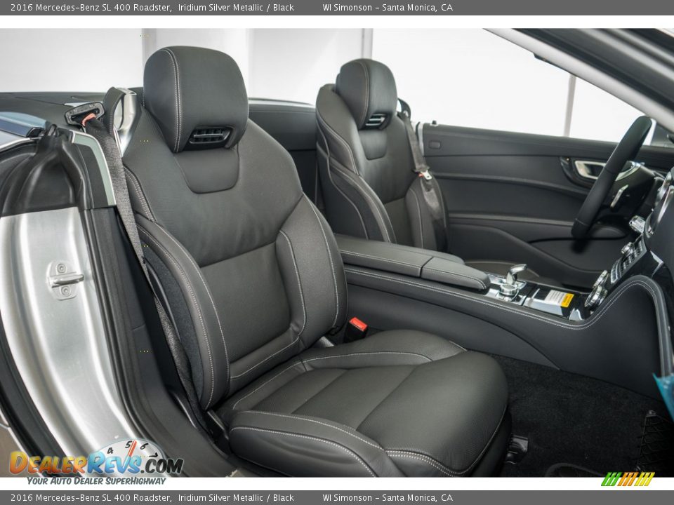 Black Interior - 2016 Mercedes-Benz SL 400 Roadster Photo #2