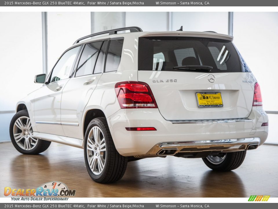 2015 Mercedes-Benz GLK 250 BlueTEC 4Matic Polar White / Sahara Beige/Mocha Photo #3