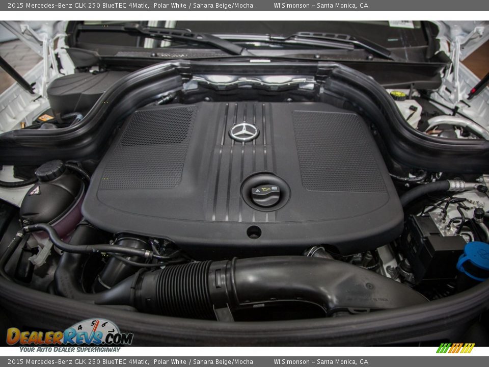 2015 Mercedes-Benz GLK 250 BlueTEC 4Matic Polar White / Sahara Beige/Mocha Photo #9