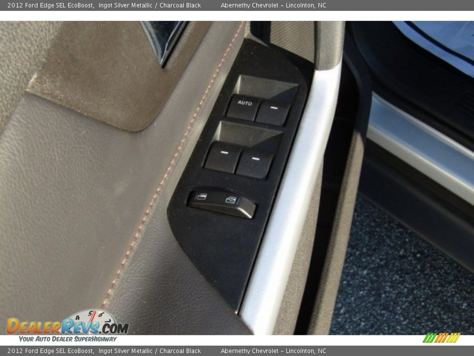 2012 Ford Edge SEL EcoBoost Ingot Silver Metallic / Charcoal Black Photo #11