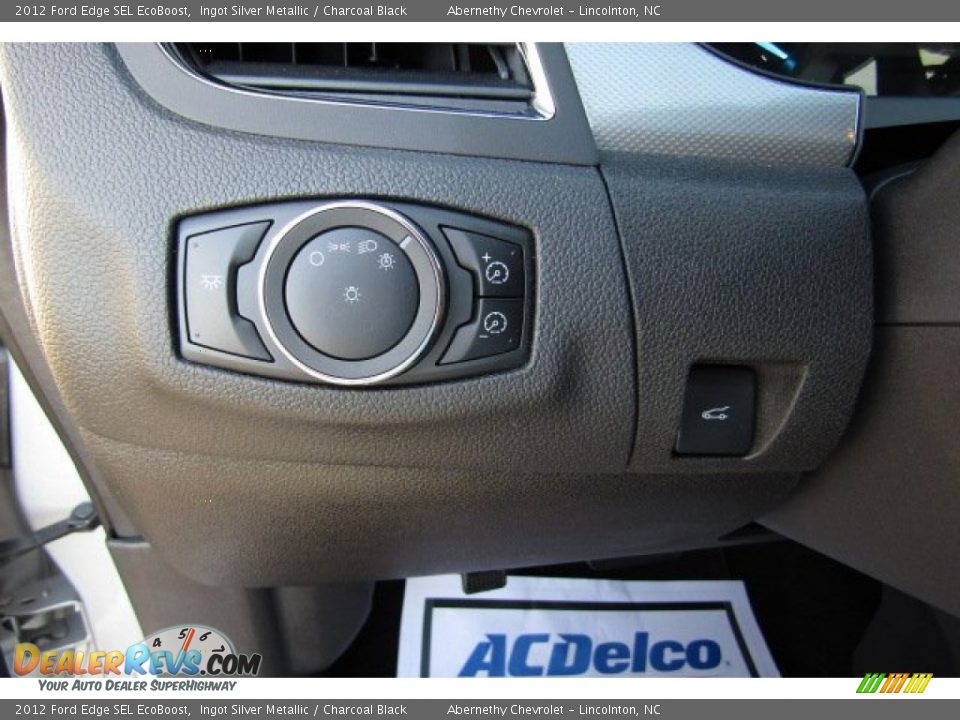 2012 Ford Edge SEL EcoBoost Ingot Silver Metallic / Charcoal Black Photo #12