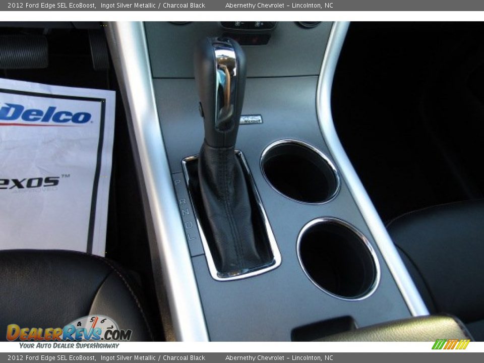 2012 Ford Edge SEL EcoBoost Ingot Silver Metallic / Charcoal Black Photo #13