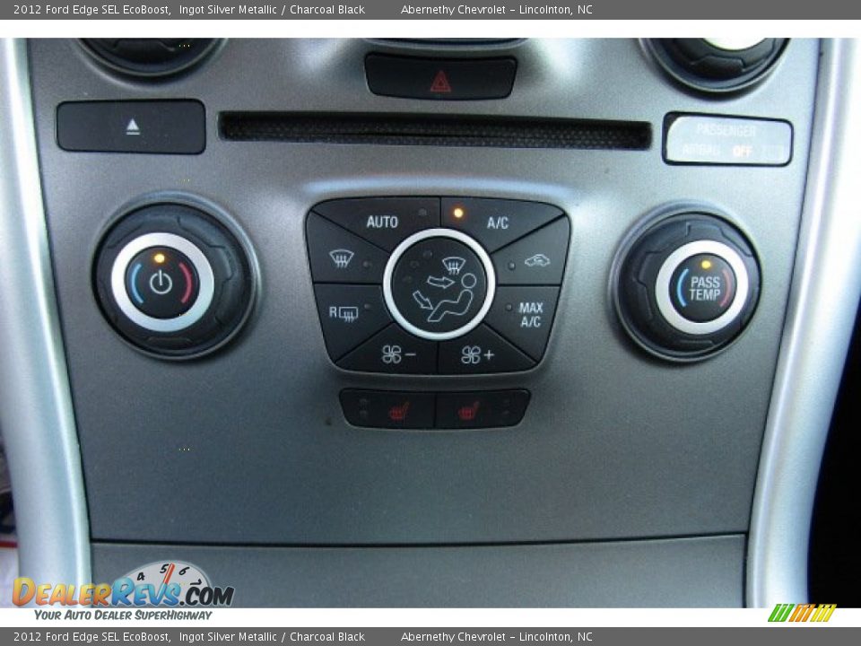 2012 Ford Edge SEL EcoBoost Ingot Silver Metallic / Charcoal Black Photo #14