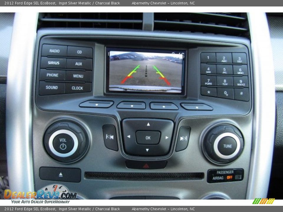 2012 Ford Edge SEL EcoBoost Ingot Silver Metallic / Charcoal Black Photo #16