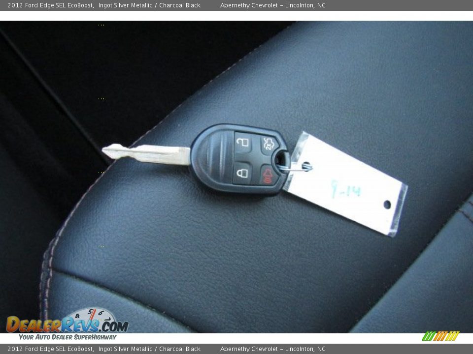 2012 Ford Edge SEL EcoBoost Ingot Silver Metallic / Charcoal Black Photo #18