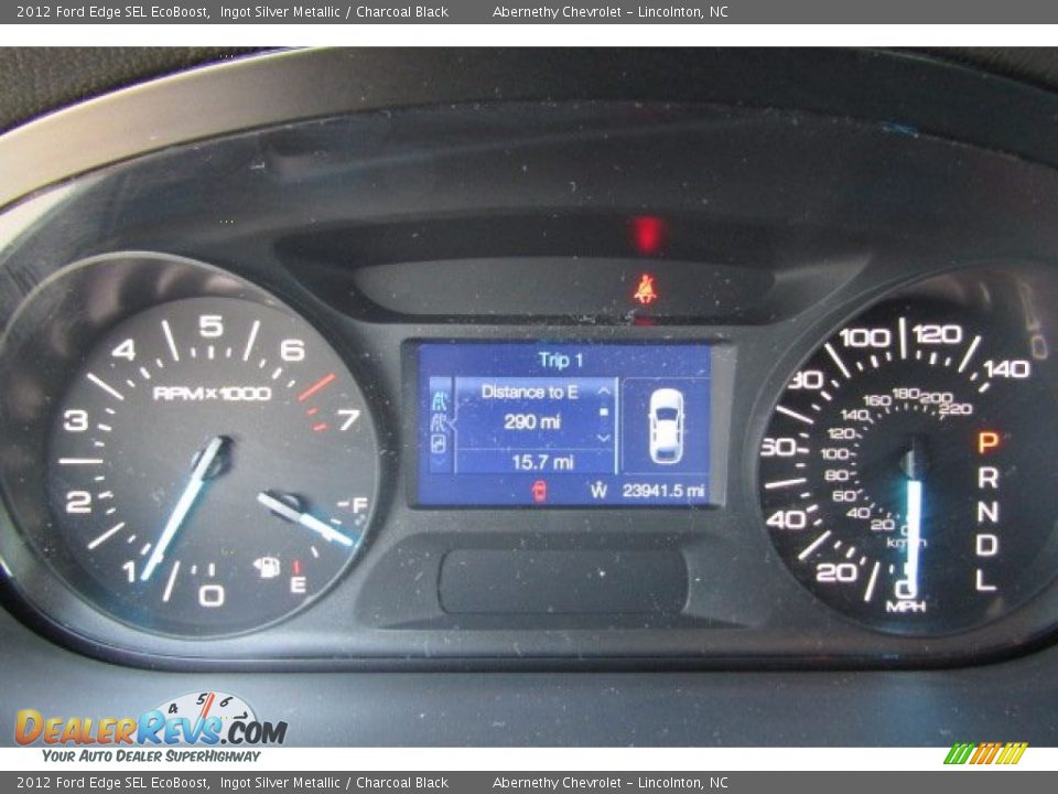 2012 Ford Edge SEL EcoBoost Ingot Silver Metallic / Charcoal Black Photo #20