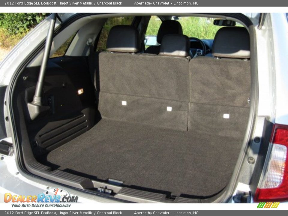 2012 Ford Edge SEL EcoBoost Ingot Silver Metallic / Charcoal Black Photo #21