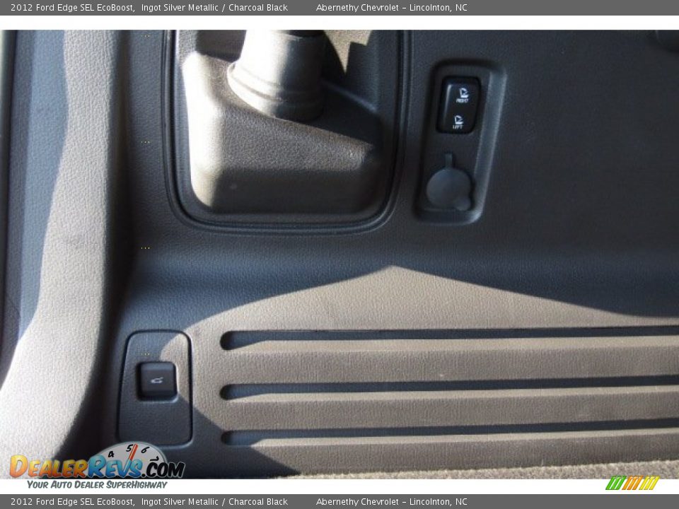 2012 Ford Edge SEL EcoBoost Ingot Silver Metallic / Charcoal Black Photo #22