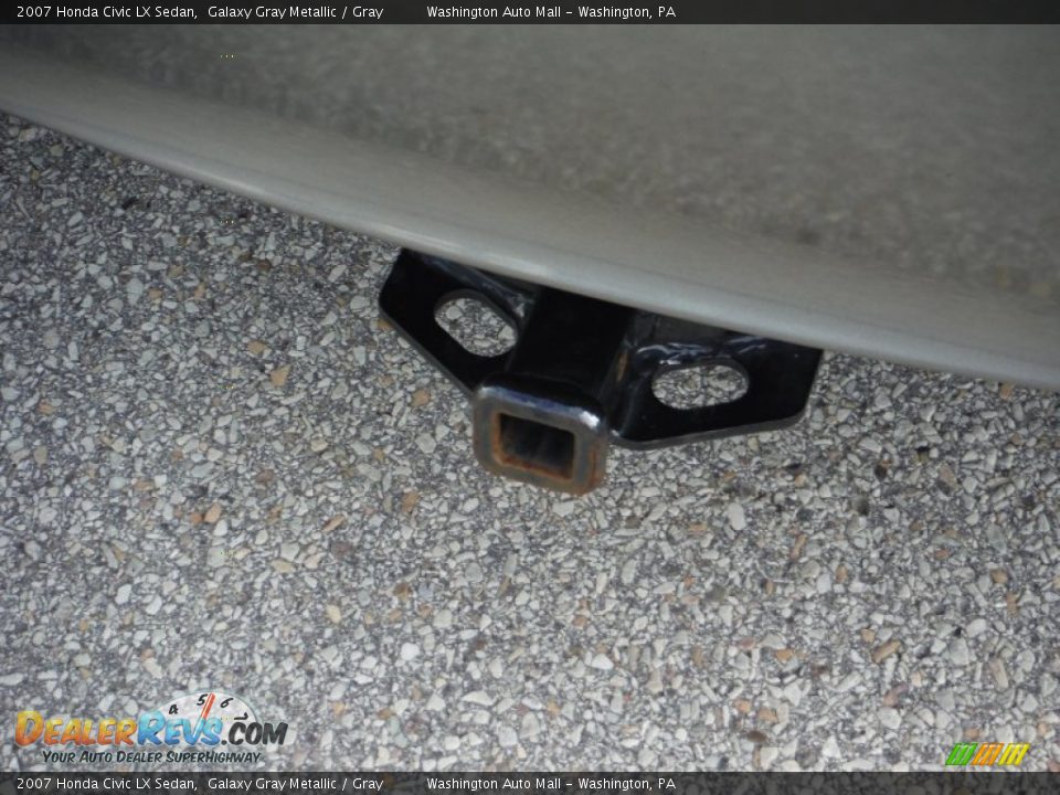 2007 Honda Civic LX Sedan Galaxy Gray Metallic / Gray Photo #10