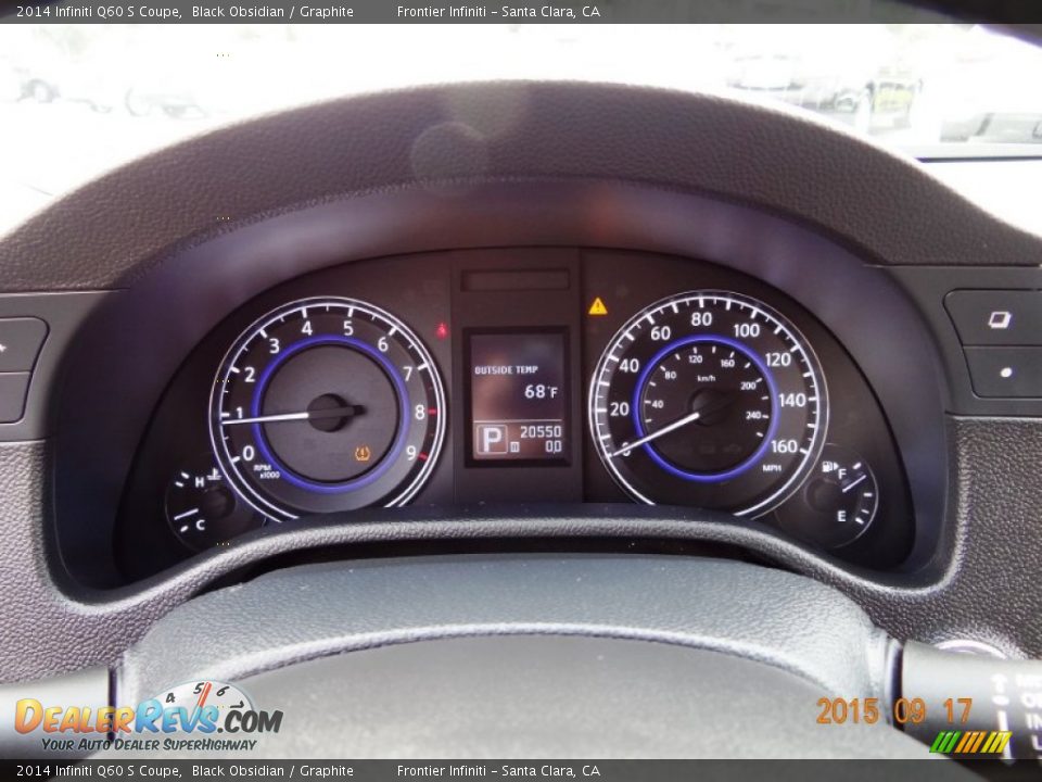 2014 Infiniti Q60 S Coupe Gauges Photo #10