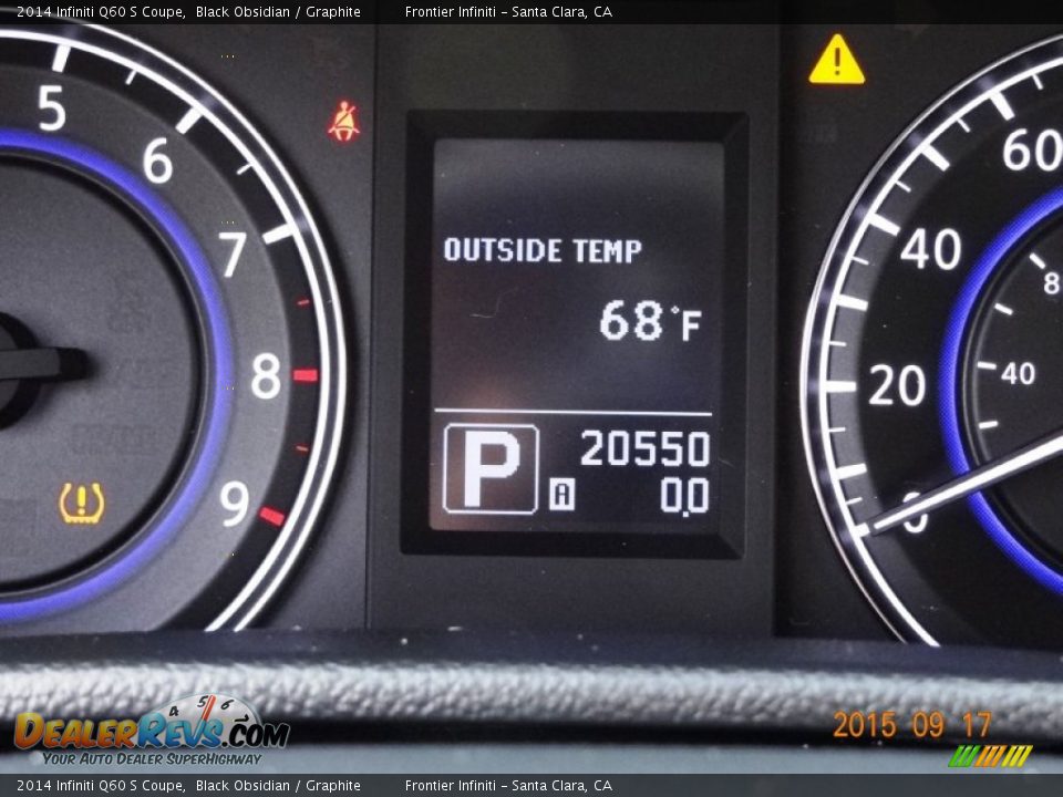 2014 Infiniti Q60 S Coupe Black Obsidian / Graphite Photo #12