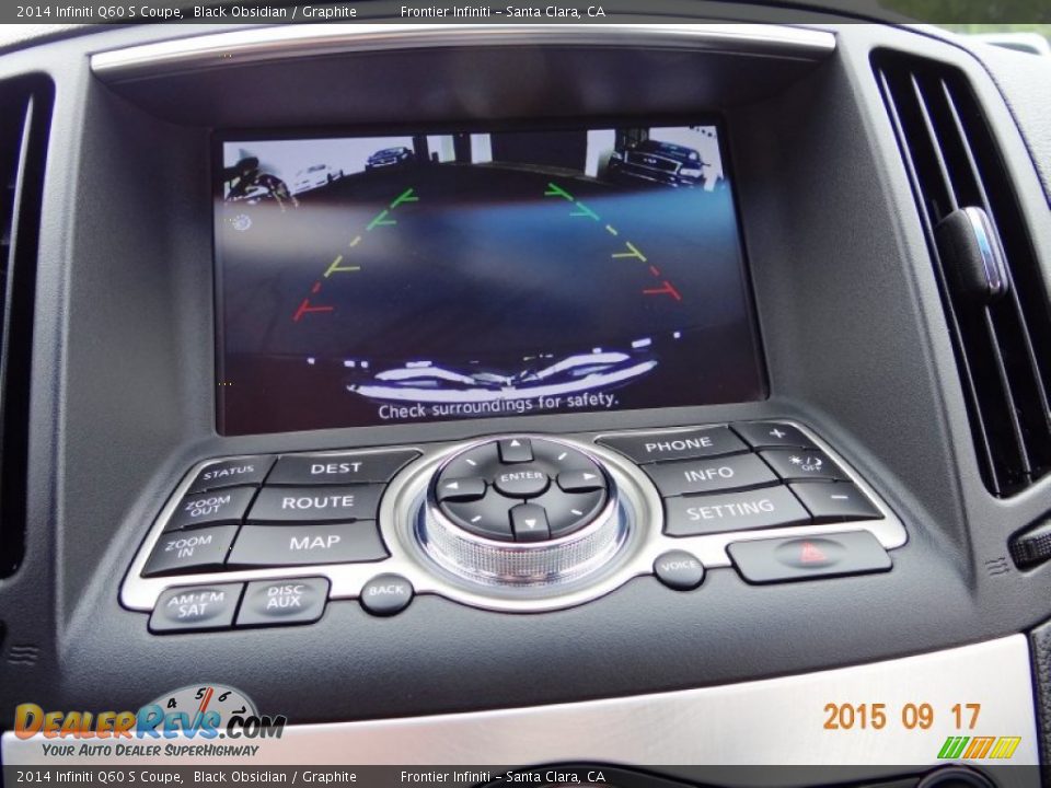 2014 Infiniti Q60 S Coupe Black Obsidian / Graphite Photo #13