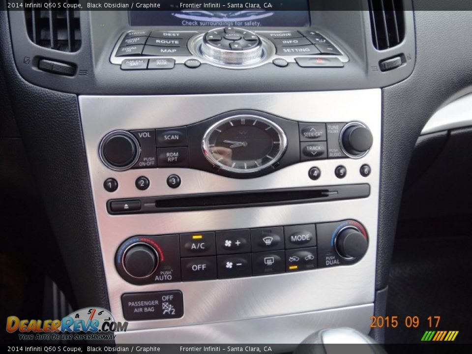 2014 Infiniti Q60 S Coupe Black Obsidian / Graphite Photo #14