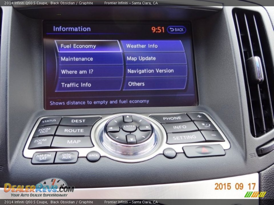 2014 Infiniti Q60 S Coupe Black Obsidian / Graphite Photo #19