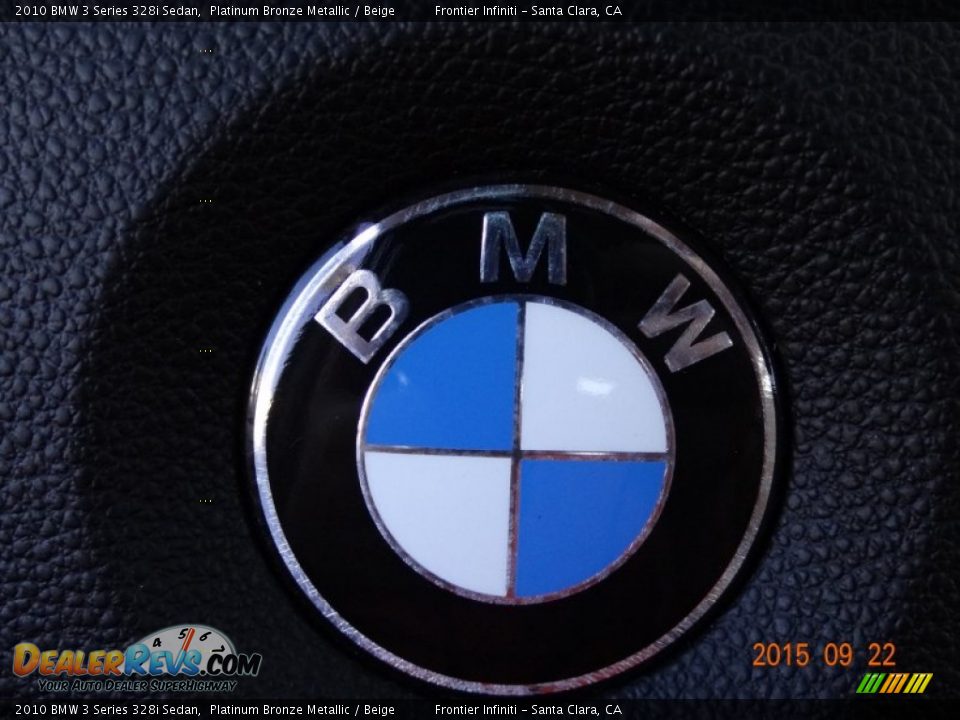 2010 BMW 3 Series 328i Sedan Platinum Bronze Metallic / Beige Photo #16