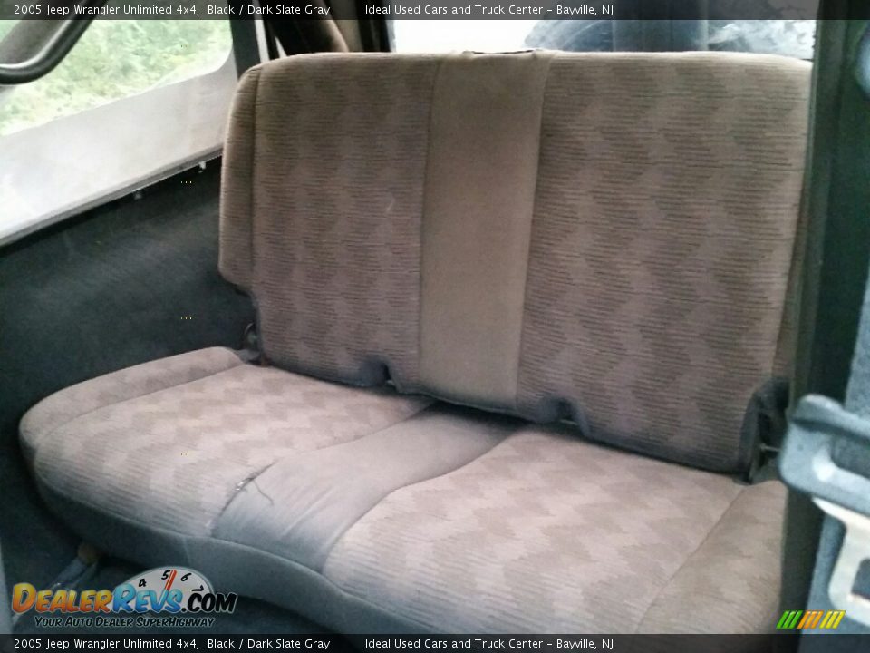 2005 Jeep Wrangler Unlimited 4x4 Black / Dark Slate Gray Photo #14