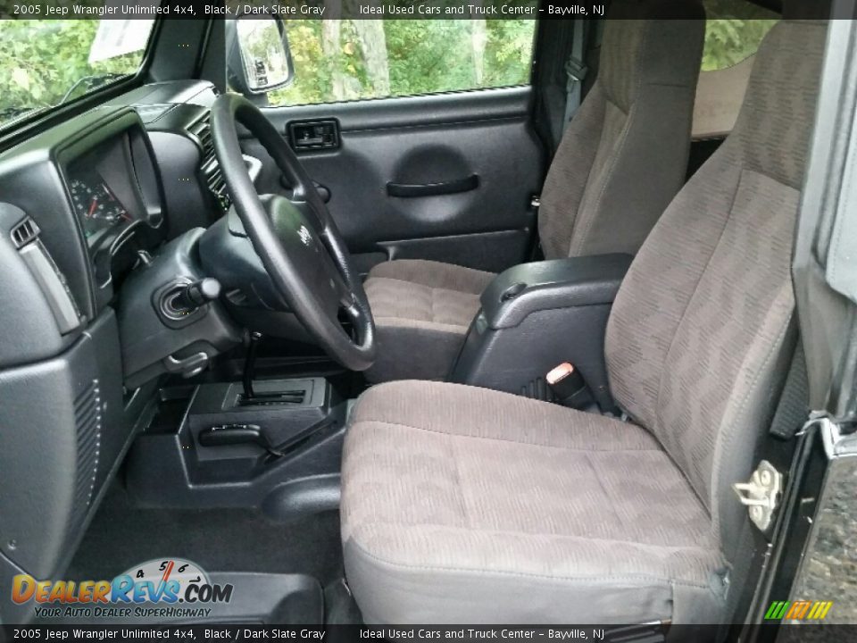 2005 Jeep Wrangler Unlimited 4x4 Black / Dark Slate Gray Photo #18