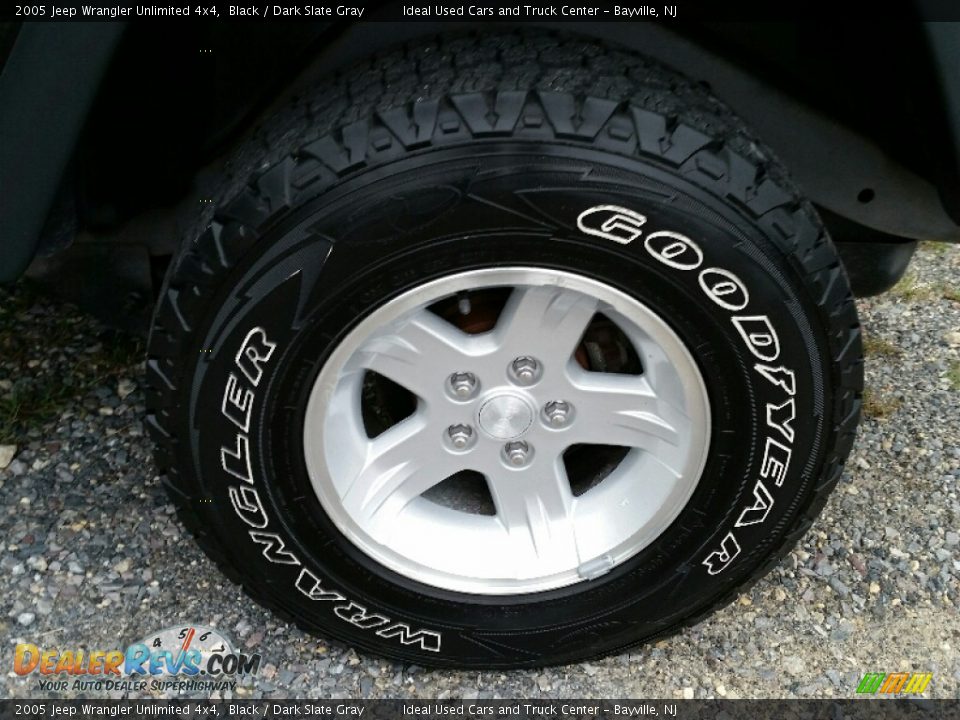 2005 Jeep Wrangler Unlimited 4x4 Black / Dark Slate Gray Photo #22