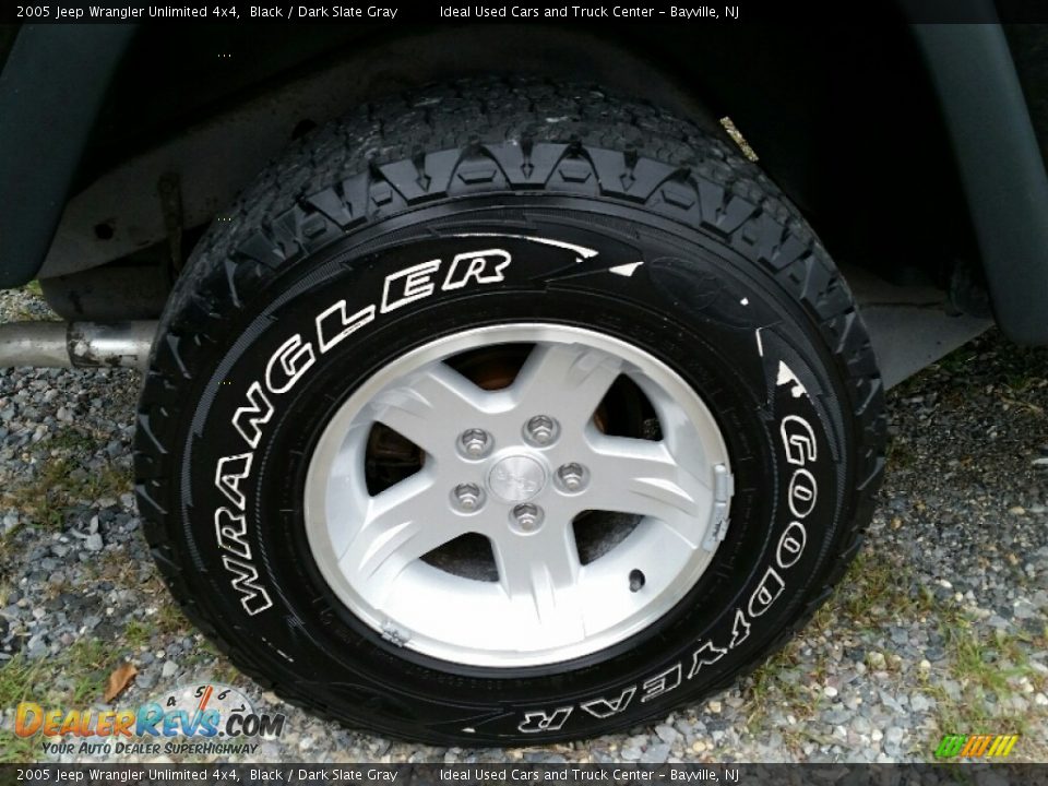 2005 Jeep Wrangler Unlimited 4x4 Black / Dark Slate Gray Photo #23