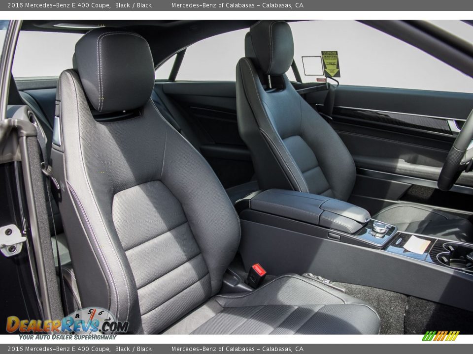 2016 Mercedes-Benz E 400 Coupe Black / Black Photo #2