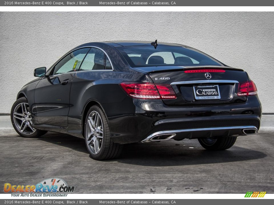 2016 Mercedes-Benz E 400 Coupe Black / Black Photo #3